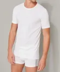 2er Pack Herren T-Shirt 1/2 SCHIESSER 95/5 - weiß