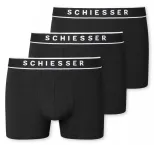 3er Pack Herren Shorts SCHIESSER 95/5 - schwarz