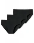 3er Pack Männer Supermini-Slip Schiesser 95/5 - schwarz