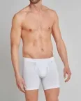 SCHIESSER Cyclist Shorts Long Life Cotton - weiß
