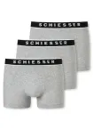 3er Pack Herren Shorts SCHIESSER 95/5 - grau-meliert