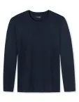 Herren Langarm Shirt SCHIESSER Mix & Relax - dunkelblau