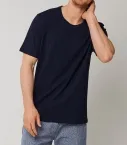 Herren Kurzarm Shirt SCHIESSER Mix & Relax - dunkelblau