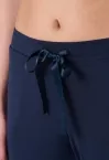Damen Loungehose Lang Schiesser Mix & Relax - blau