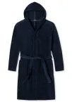 Damen Bademantel mit Kapuze SCHIESSER Essentials - dunkelblau