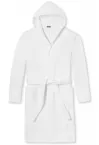 Damen Bademantel mit Kapuze SCHIESSER Essentials - weiß