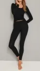 Damen Leggings SCHIESSER Personal Fit - schwarz