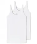 2er Pack Damen Trägertop SCHIESSER 95/5 - weiß