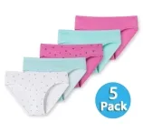 5er Pack Mädchenslips SCHIESSER 95/5 - mehrfarbig