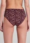 3-pack Women's Briefs SCHIESSER Cotton Essentials - black, soft pink and burgundy