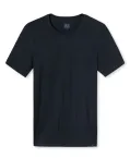 SCHIESSER Shirt 1/2 Long Life Soft- blauschwarz