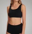 2er Pack Damen Bustier ohne Cups SCHIESSER 95/5 - schwarz