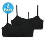 2er Pack Mädchen Bustiers SCHIESSER 95/5 - schwarz