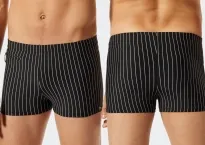 SCHIESSER Herren Badehose Nautical Casual - schwarz