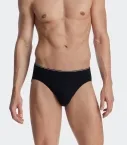 10er SPARPACK Herren Supermini SCHIESSER Slip 95/5 - schwarz