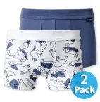 2er Pack Jungen Shorts SCHIESSER Original Classics - weiß und blau