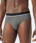 3er Pack Herren SCHIESSER Rio-Slip 95/5 - 2x schwarz 1x braun gemustert