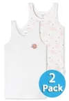 2er Pack Mädchen Shirts 0/0 SCHIESSER Original Classics - weiß