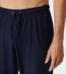 Langer Herren Schlafanzug SCHIESSER Selected Premium Inspiration - blau