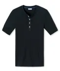 Männer Shirt Kurzarm SCHIESSER REVIVAL Karl-Heinz - schwarz