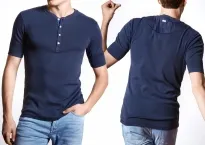Men's T-Shirt 1/2 SCHIESSER REVIVAL Karl-Heinz - dark blue
