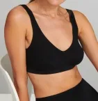 2er Pack SCHIESSER Damen Bustier mit Cups 95/5 - schwarz