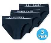 3er Pack Herren Rio-Slips SCHIESSER 95/5 - dunkelblau