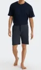 SCHIESSER Schlafanzug kurz Ebony - blau