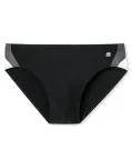 Herren Badehose-Slip SCHIESSER Aqua Nautical Active - schwarz