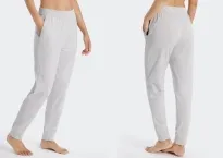 Damen Hose Lang Schiesser Mix & Relax - grau meliert