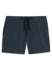 Damen Hose kurz SCHIESSER Mix & Relax - dunkelblau gepunktet