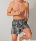 2er Pack Herren Boxershorts SCHIESSER Essentials - schwarz