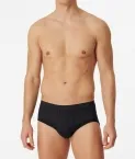 2-Pack Herren Sportslip SCHIESSER Original Feinripp - schwarz