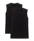 2er Pack Herren Shirt 0/0 SCHIESSER American - schwarz