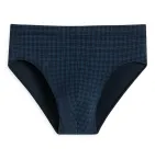 Herren Minislip SCHIESSER Cotton Casuals - dunkelblau kariert