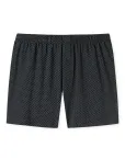 Herren Boxershorts SCHIESSER Cotton Casuals - schwarz gepunktet
