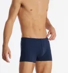 Herren Shorts SCHIESSER Cotton Casuals - dunkelblau gepunktet