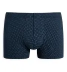 Herren Shorts SCHIESSER Cotton Casuals - dunkelblau gepunktet
