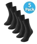 5er Pack Herrensocken SCHIESSER Bluebird - schwarz