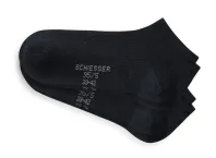 2er Pack Herren Sneakersocken SCHIESSER 95/5 - schwarz