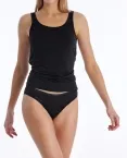 Doppelpack Damen Tai Slip Schiesser Modal Essentials - schwarz
