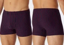 Herren Shorts SCHIESSER 95/5 - rot gestreift