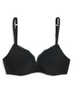 Bügel-BH mit Schale SCHIESSER Pure Cotton - schwarz