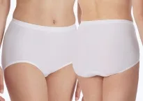 Damen Maxislip SCHIESSER Luxury - weiß