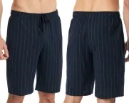Herren Bermuda-Shorts SCHIESSER Mix & Relax - blau gestreift