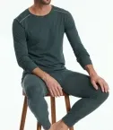 Herren Langarmshirt SCHIESSER Comfort Fit - blau