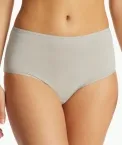 2er Pack Damen Midi-Slips SCHIESSER Modal Essentials - sand und grau-jaspe