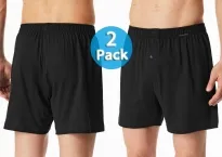 2 SCHIESSER Herren Boxershorts Multipack - schwarz
