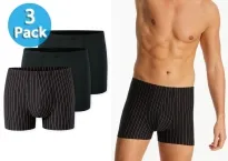 3er Pack Herren-Shorts SCHIESSER 95/5 Essentials - schwarz