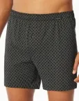2er Pack Herren Boxershorts SCHIESSER Multipacks -Schwarz + Print